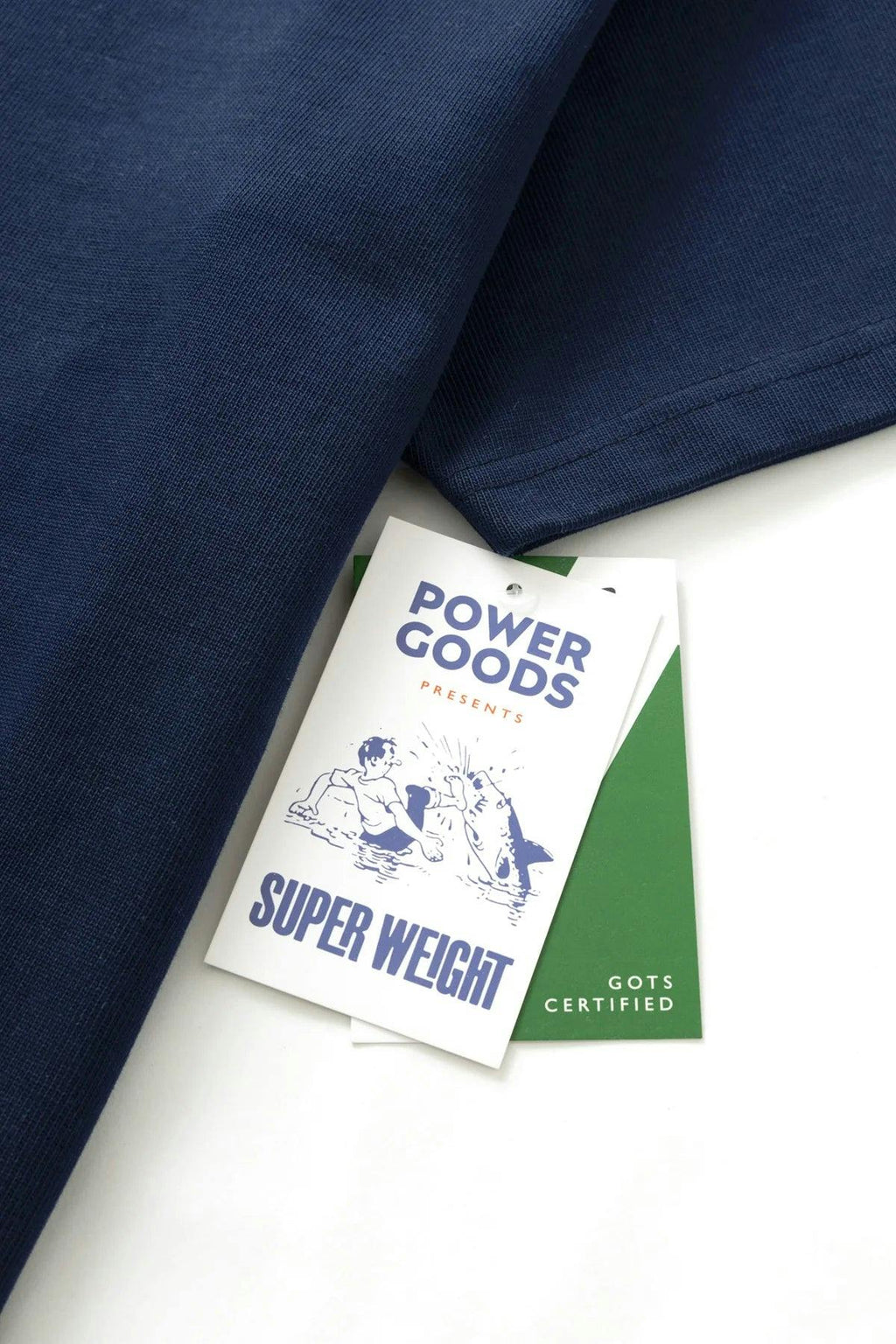 Power Goods Super Weight Tee in Navy