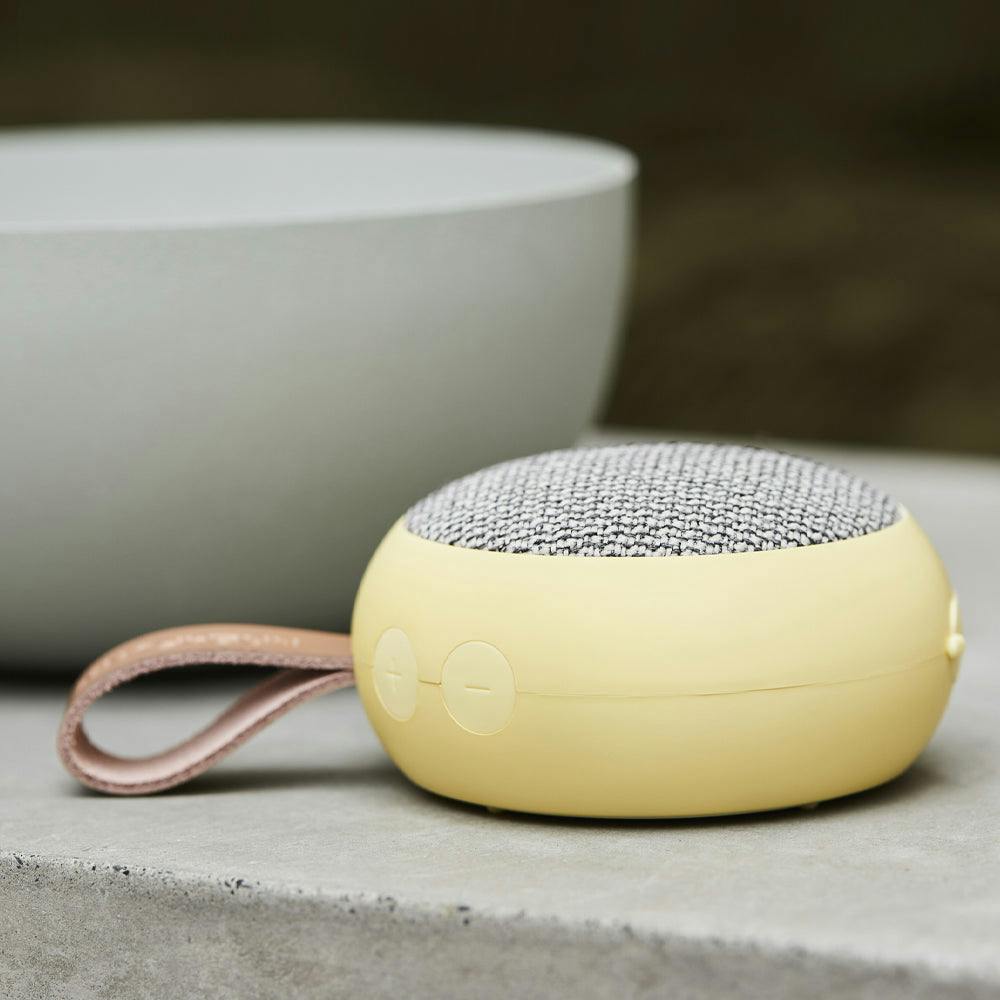 Kreafunk Ago 2 Fabric Bluetooth Speaker - Soft Yellow