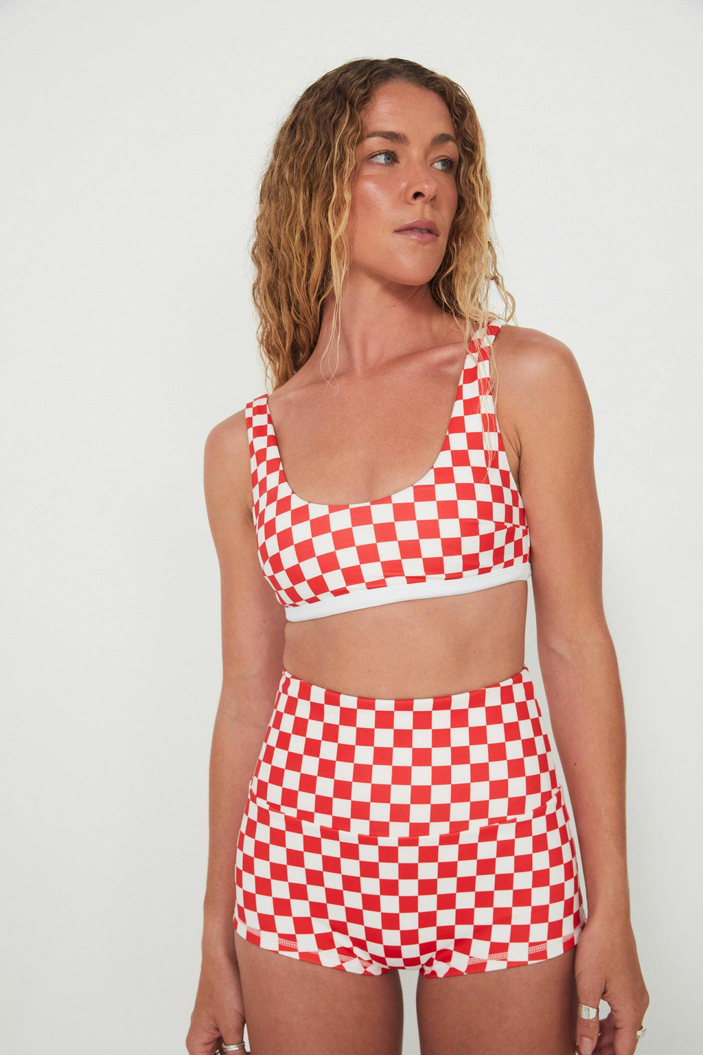Bralette - Chilli Checkers