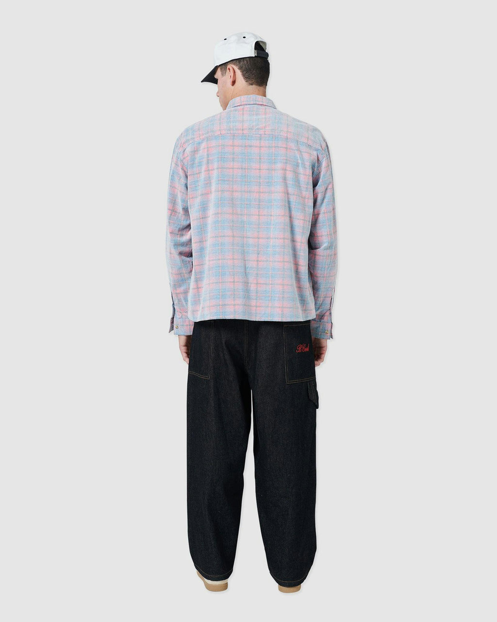 Cabin Shirt Pink Cord Plaid