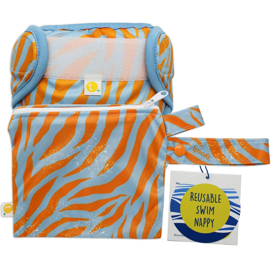 Tyoub Adjustable Reusable Swim Nappy and Wet Bag