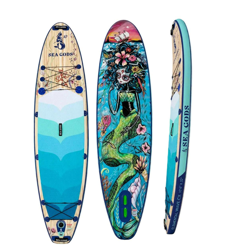 Elemental Wave CX 10'6" - Inflatable Stand Up Paddleboard Package