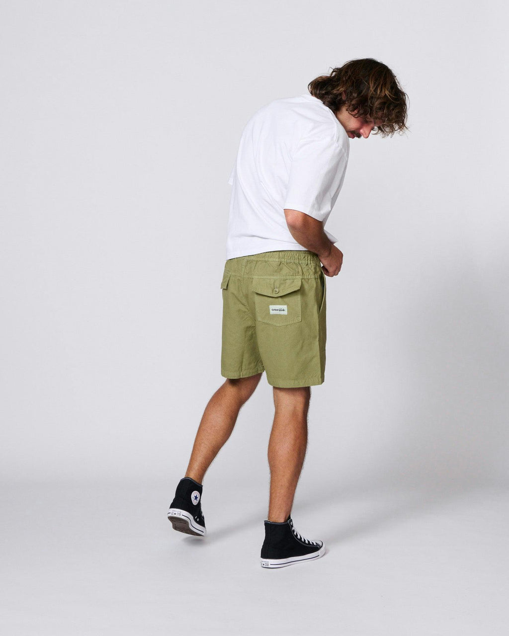 All Day Canvas Walkshort - Dusty Green