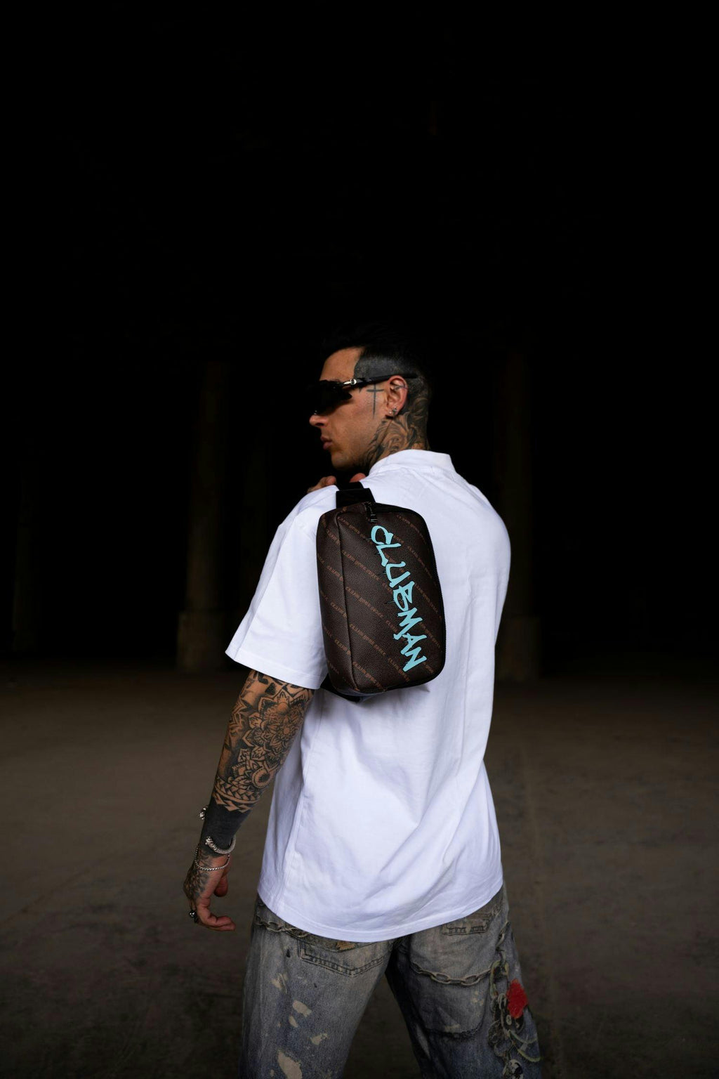 Clubman Handstyle Deluxe Belt Bag - Brown