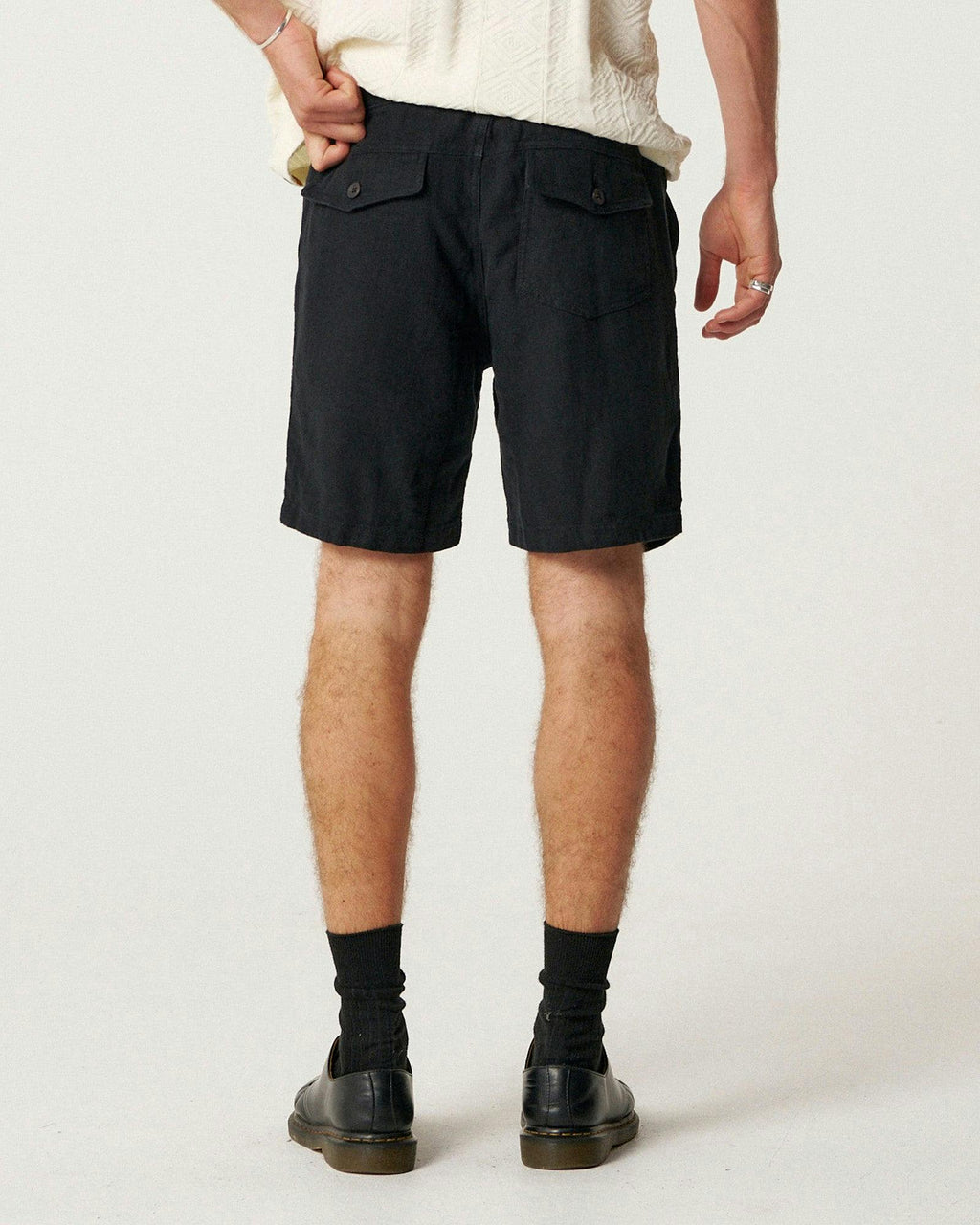 Cruiser Linen Short - Black