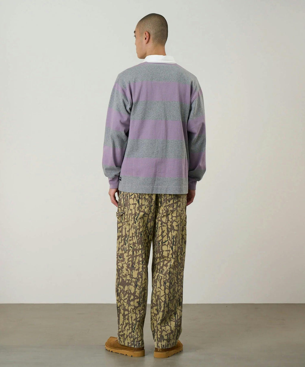 Gramicci Langdon Rugby Shirt in Heather / Purple