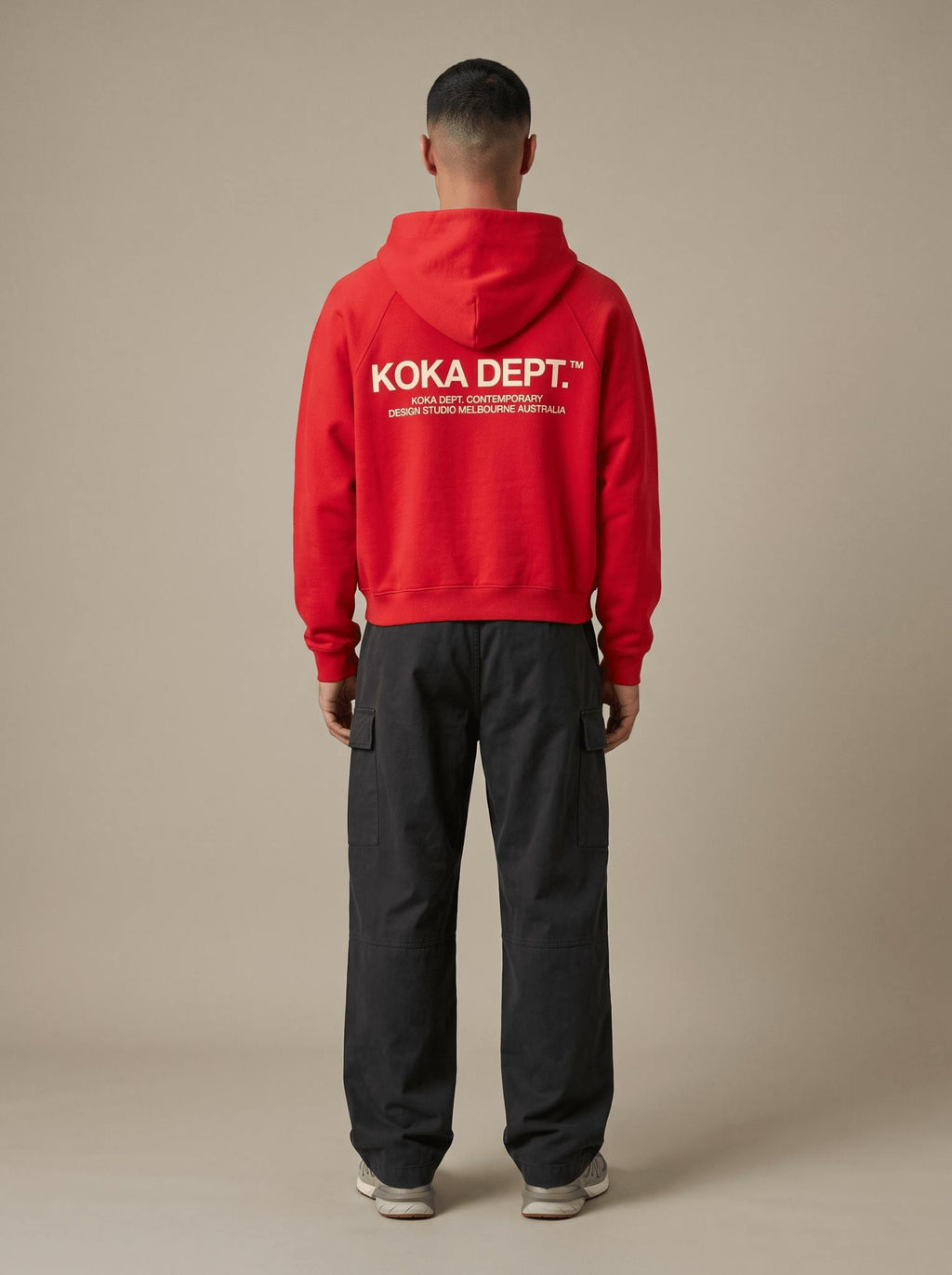 Core Zip Up Hoodie - Tonal Red