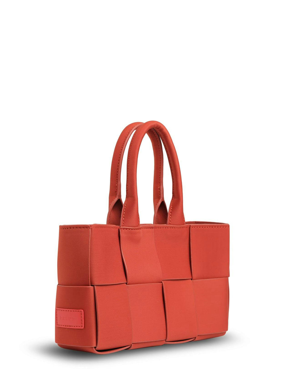 Prene | The Martini Bag (CHILLI RED) Woven Neoprene Mini Tote/Crossbody Bag
