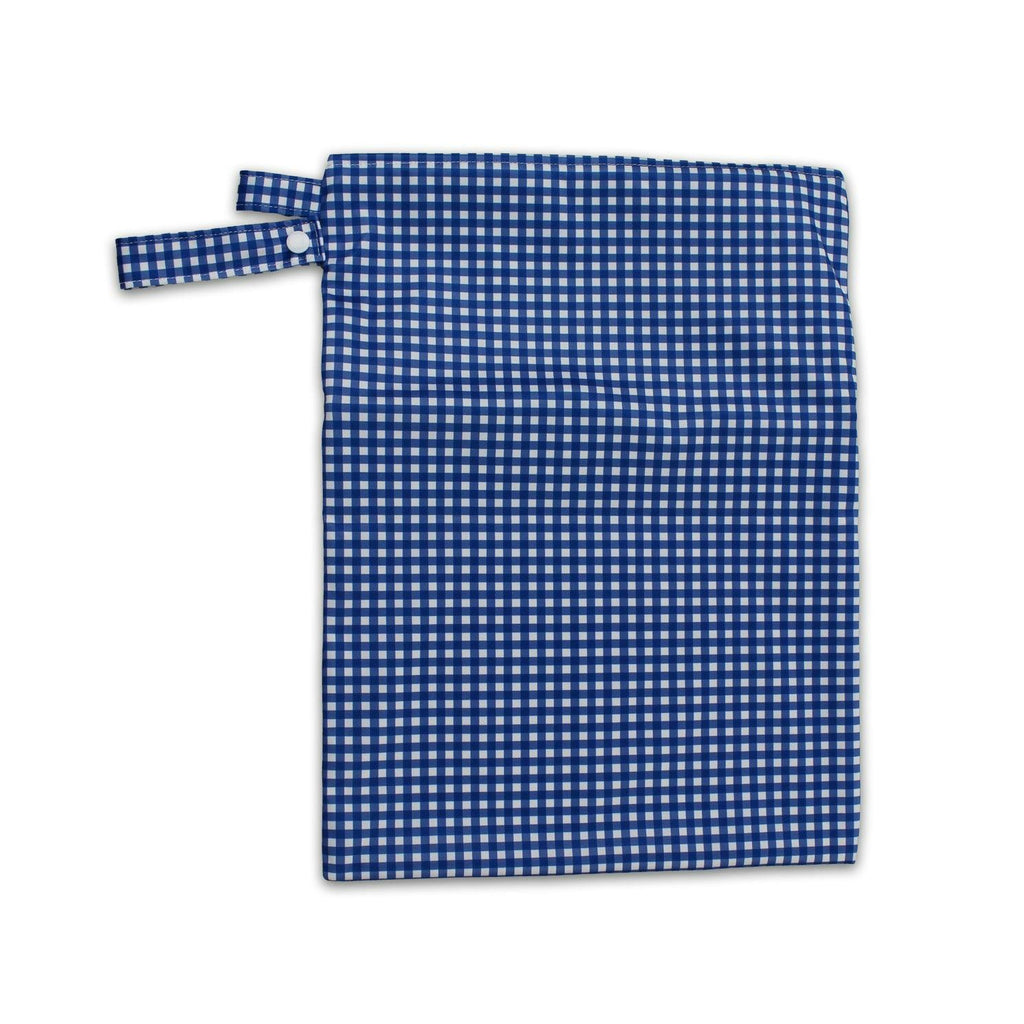 Tyoub Stay-dry Zip Wet Bag– Blue Gingham