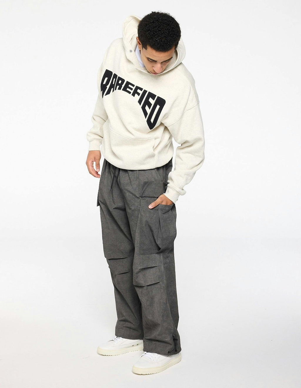 Curved Logo Hoodie