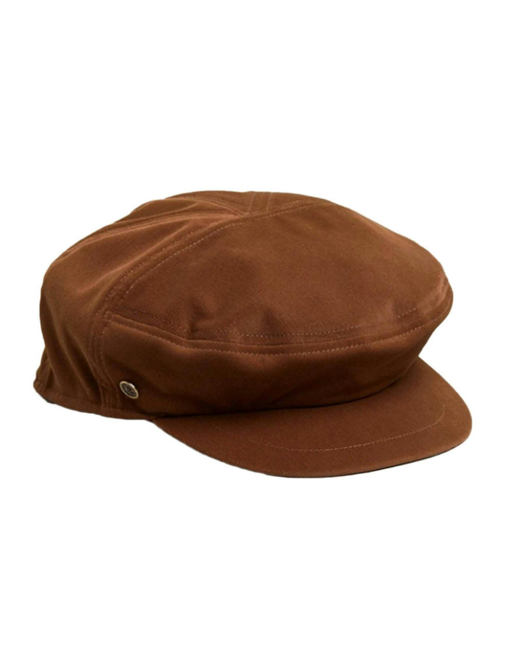 The Twist Paperboy Cap – Tan Velveteen