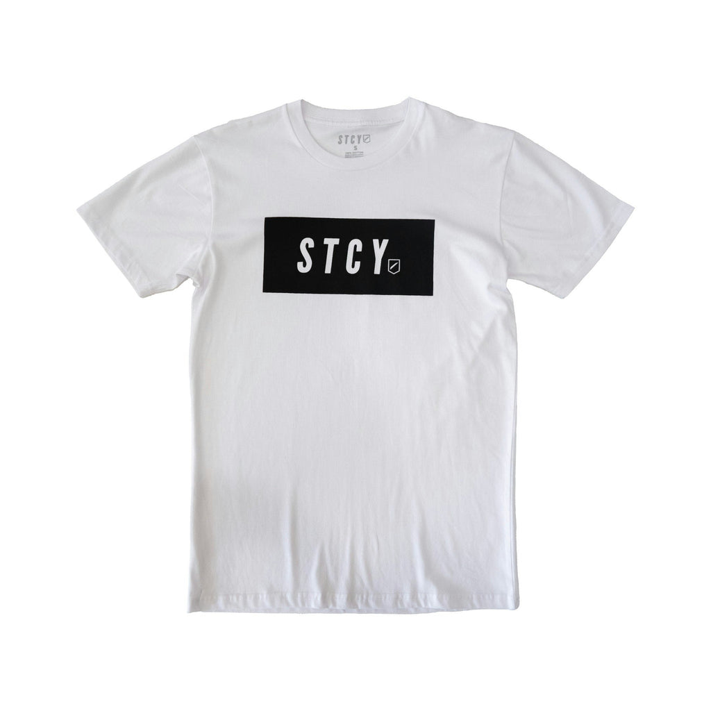 BOYS BLOCK TEE / WHITE