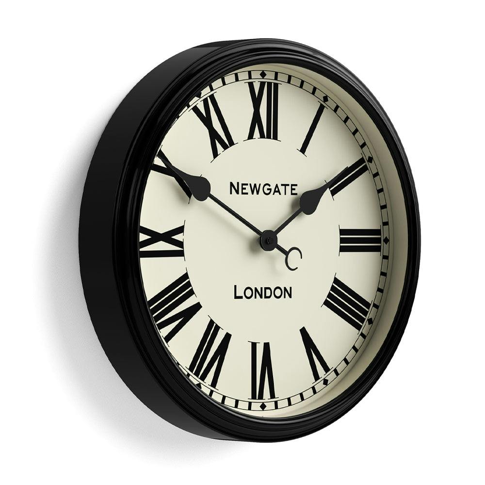 Newgate Spitalfields Wall Clock-Black
