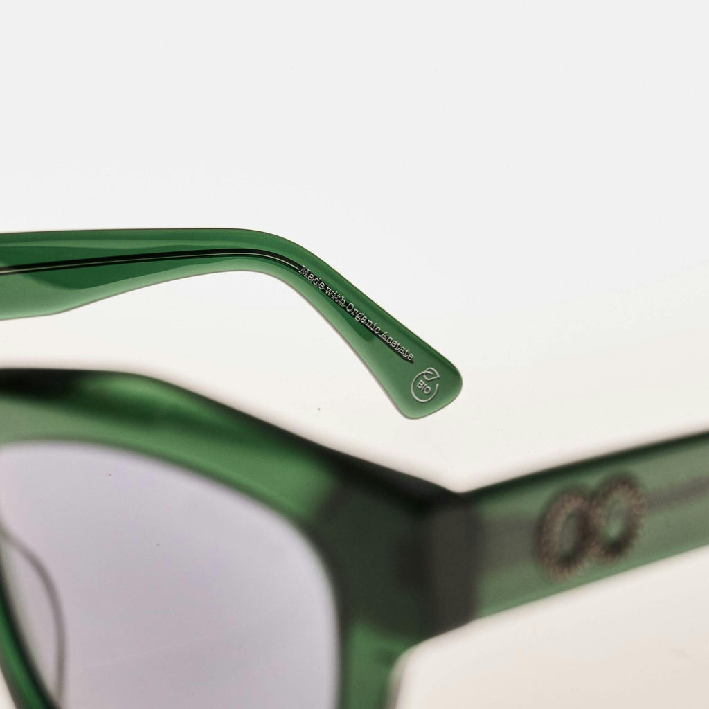 VIVID Bio-Acetate Translucent Moss Green | Grey Bio Lens
