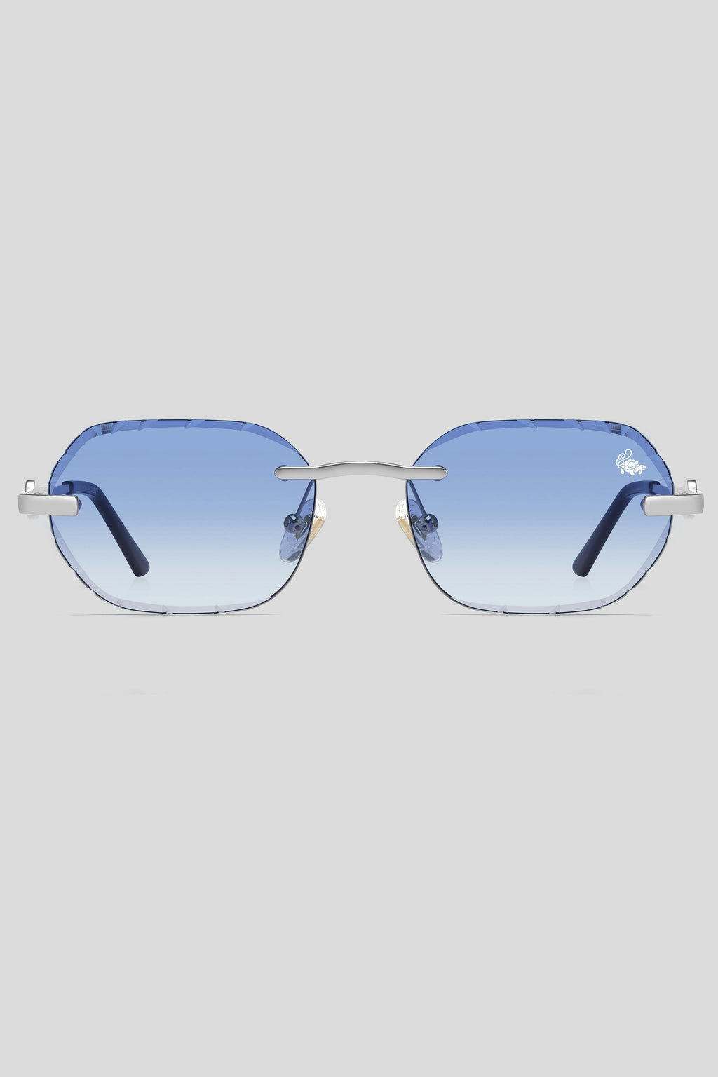 Diamond Cut Willow Blue | Silver