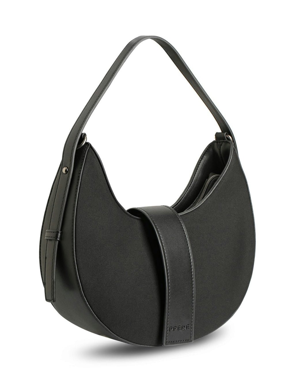 The Monroe Bag (MIDNIGHT BLACK) Neoprene Shoulder Bag