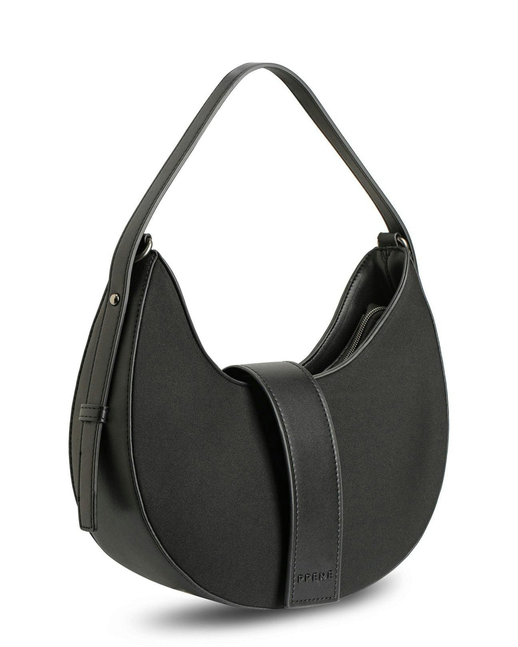Prene | The Monroe Bag (MIDNIGHT BLACK) Neoprene Shoulder Bag