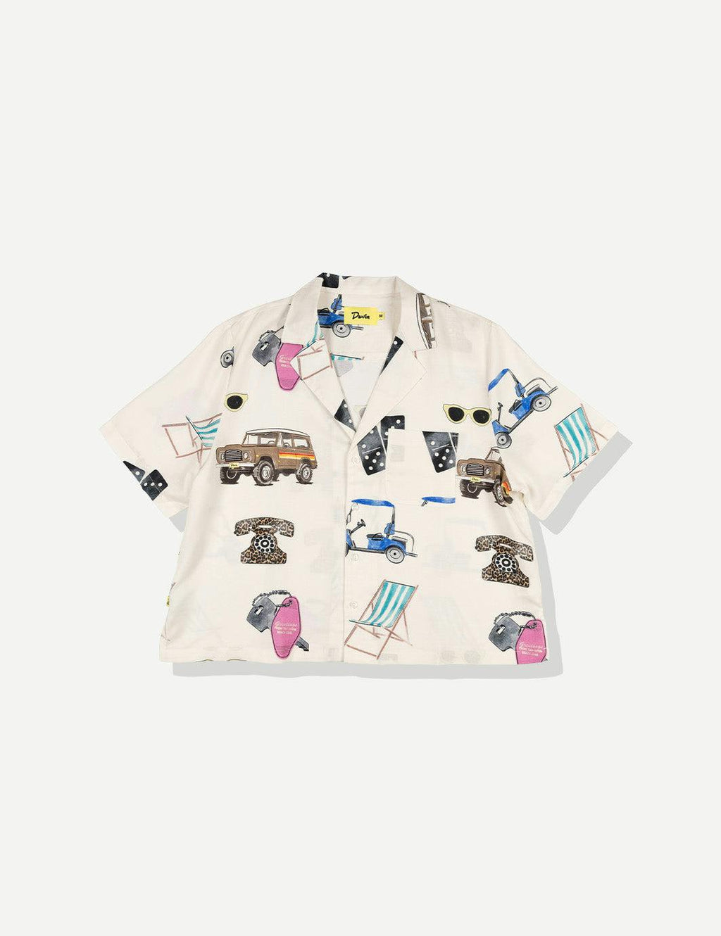 Beach Icon Crop Buttonup