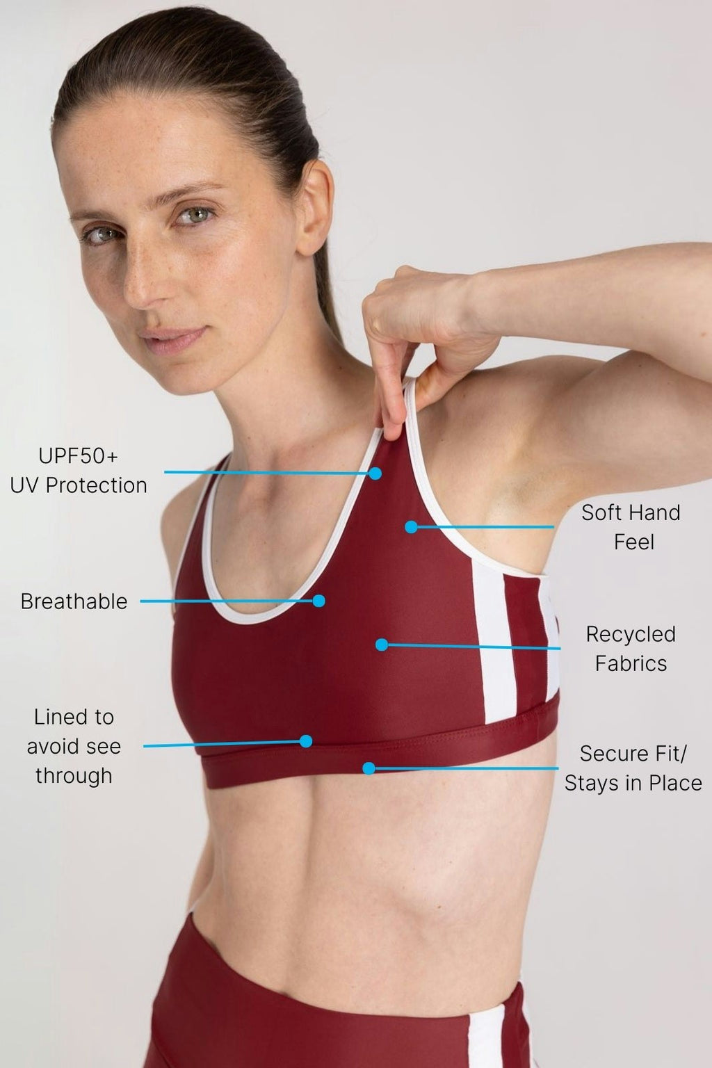 Sports Top ― Red / White