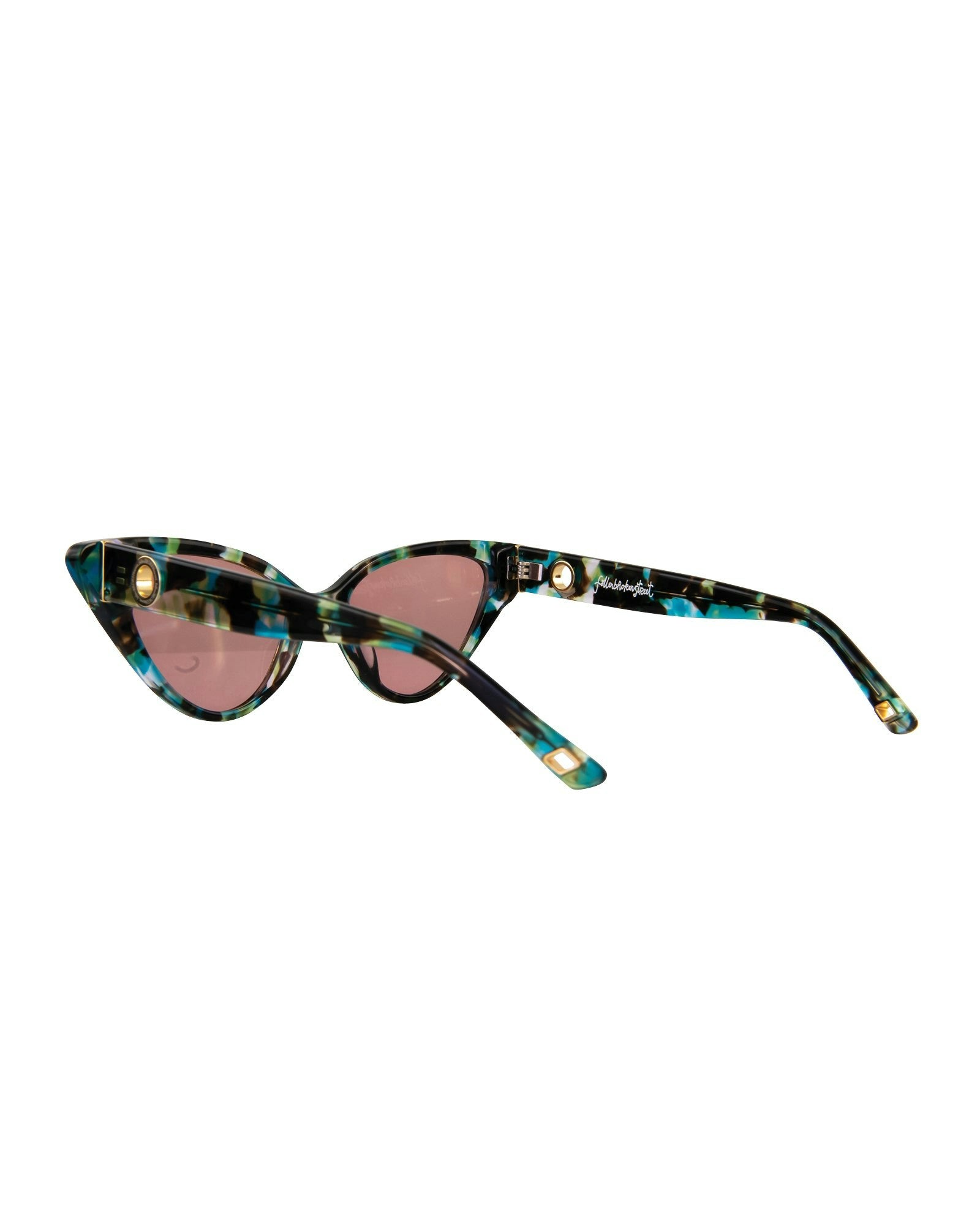 The Astral Plane – Galaxy Cat-Eye Sunglasses | Pink Polarised Lenses