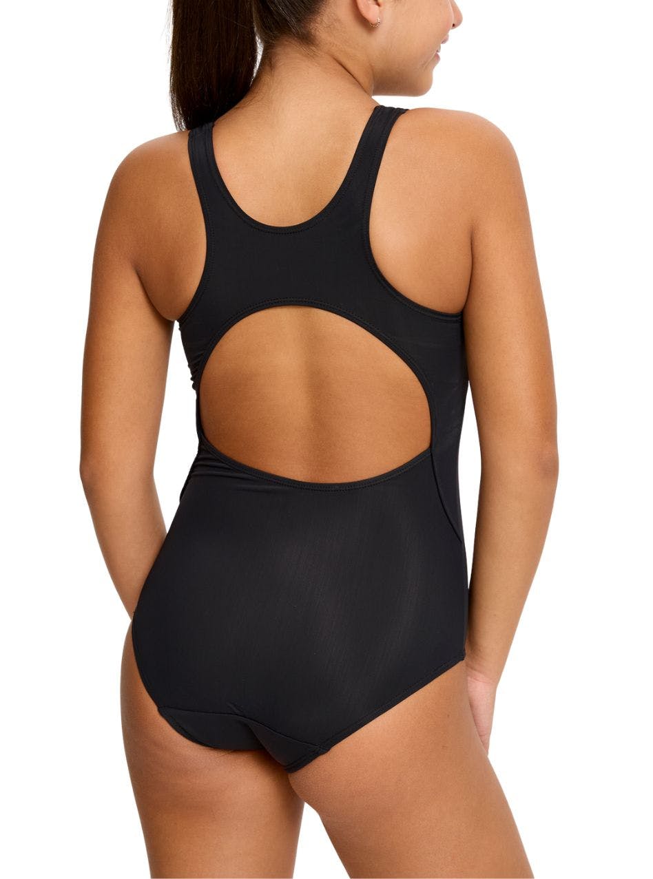 Teen Period Swimwear Racerback One Piece Super Absorbency Black