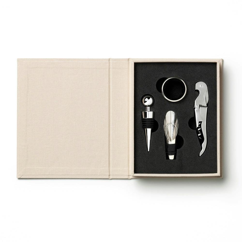 Printworks The Essentials Wine Tools-Beige