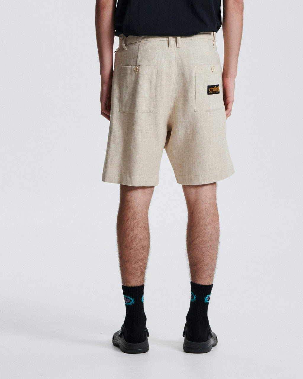 Harro Linen Pleat Short - Ecru