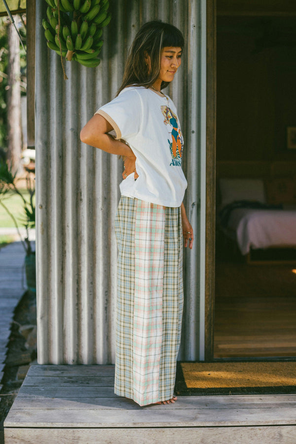 Patchwork Pant in Cottage Plaid image 2