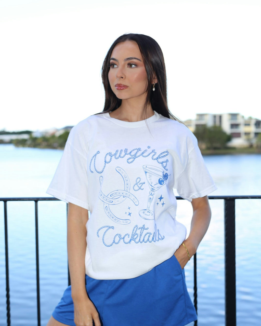 Cowgirls & Cocktails Tee