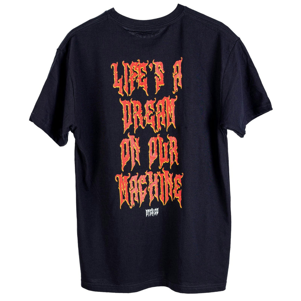 DOUBLE FEATURE TEE / BLACK