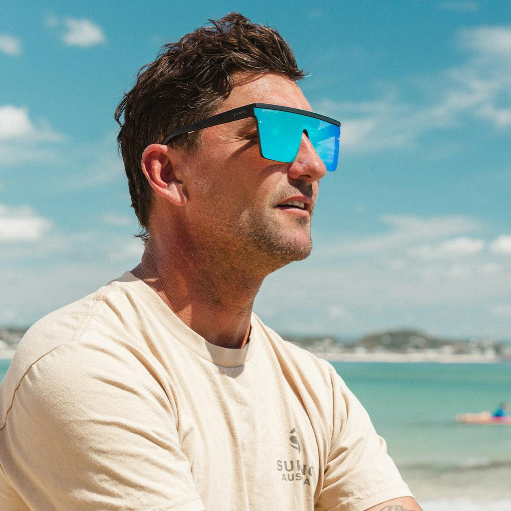 Muse - Matt Black Frame Blue - Iridium Lens