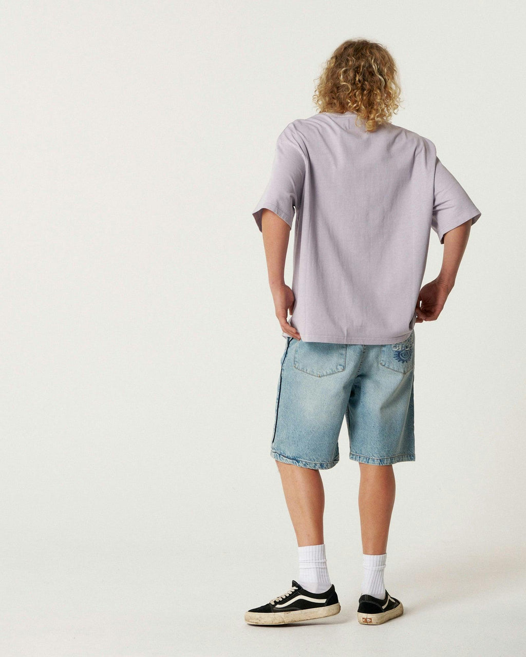 Jumbo Pocket Tee - Washed Purple