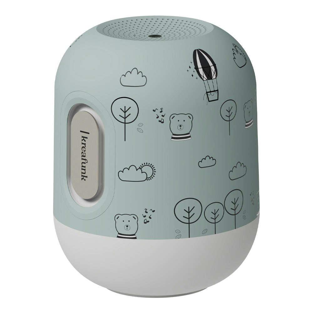 Kreafunk Kids Glowie Bluetooth Speaker W/ Light - Dusty Green