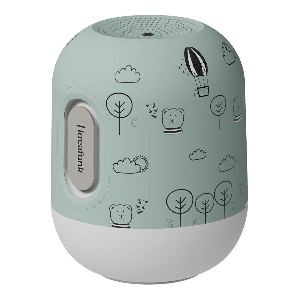 Kreafunk Kids Glowie Bluetooth Speaker W/ Light - Dusty Green