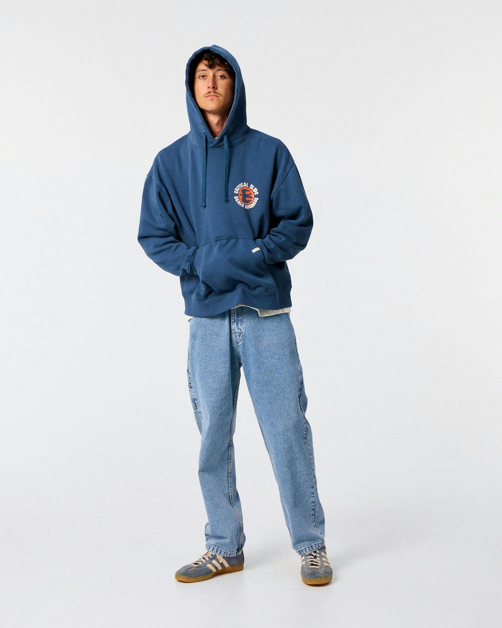 Seabird Hood - Worker Blue