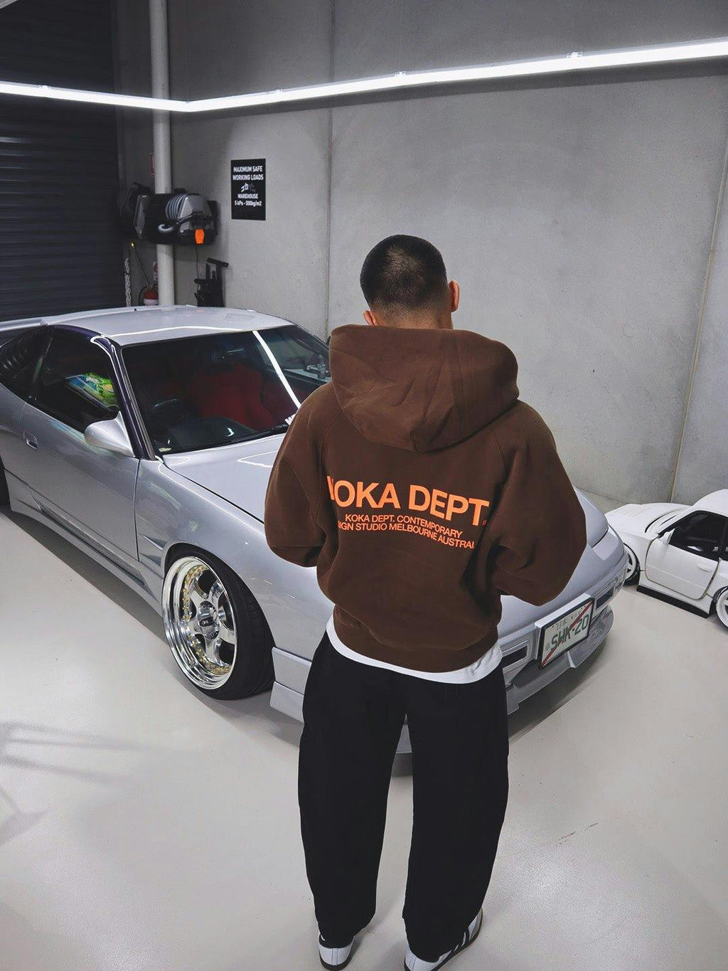 Core Zip Up Hoodie - Coffee