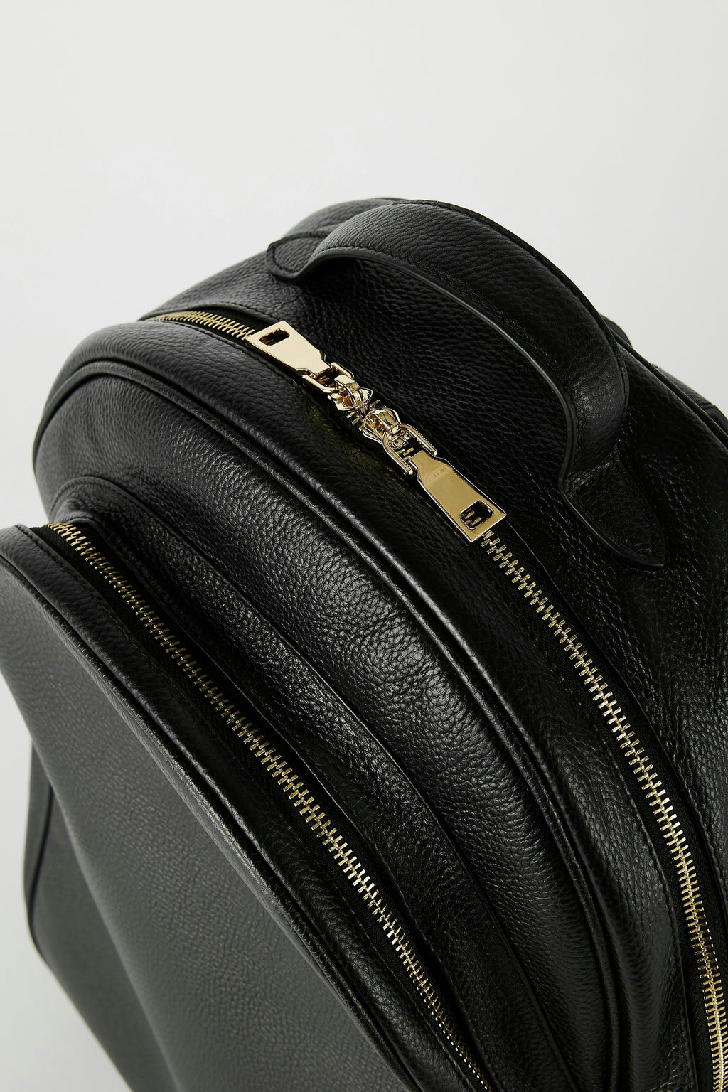 Leather Backpack | Black Gold