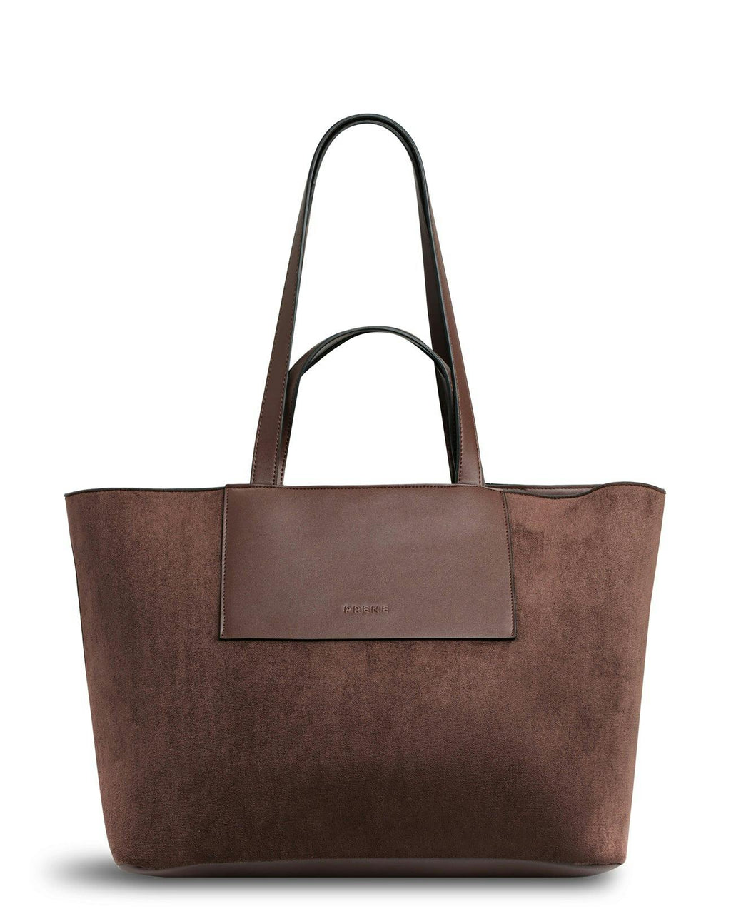 Prene | The Blake Bag (CHOCOLATE SUEDE) Neoprene Tote Bag