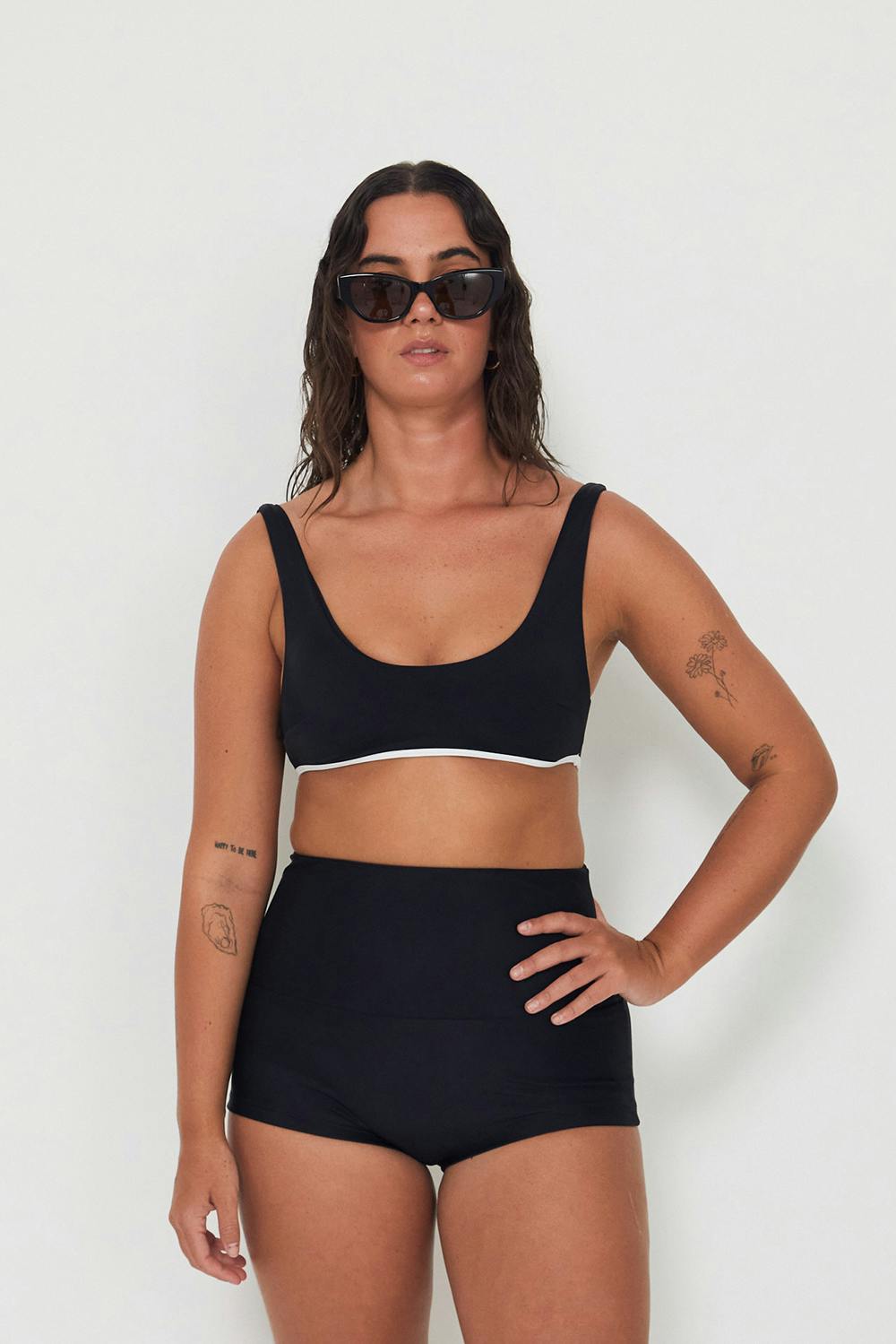 Bralette Bikini Top - Black