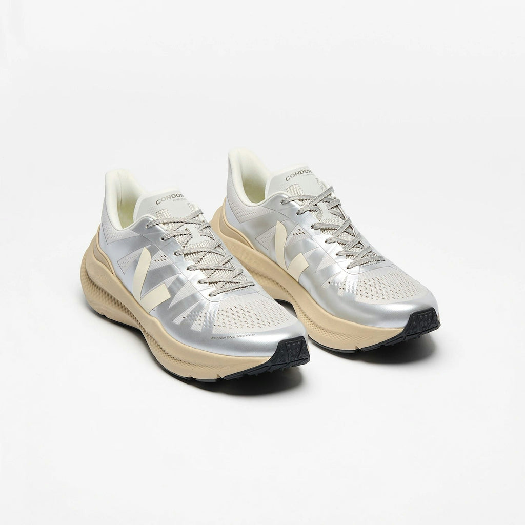 VEJA Condor 3 Advanced Engineered Mesh Silver Cashew Almond