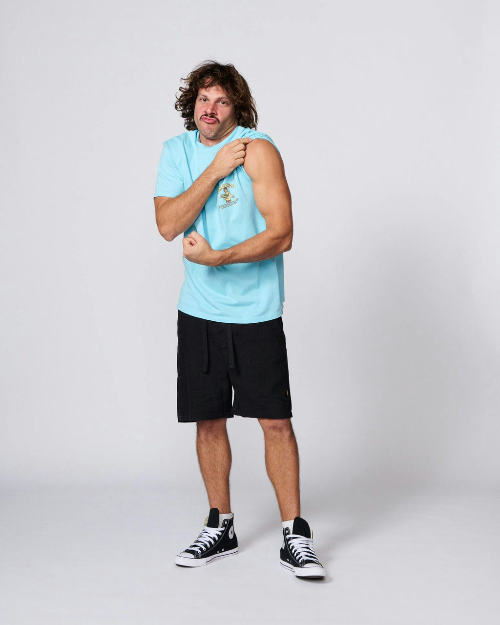 Spring Beans Tee - Aquatic