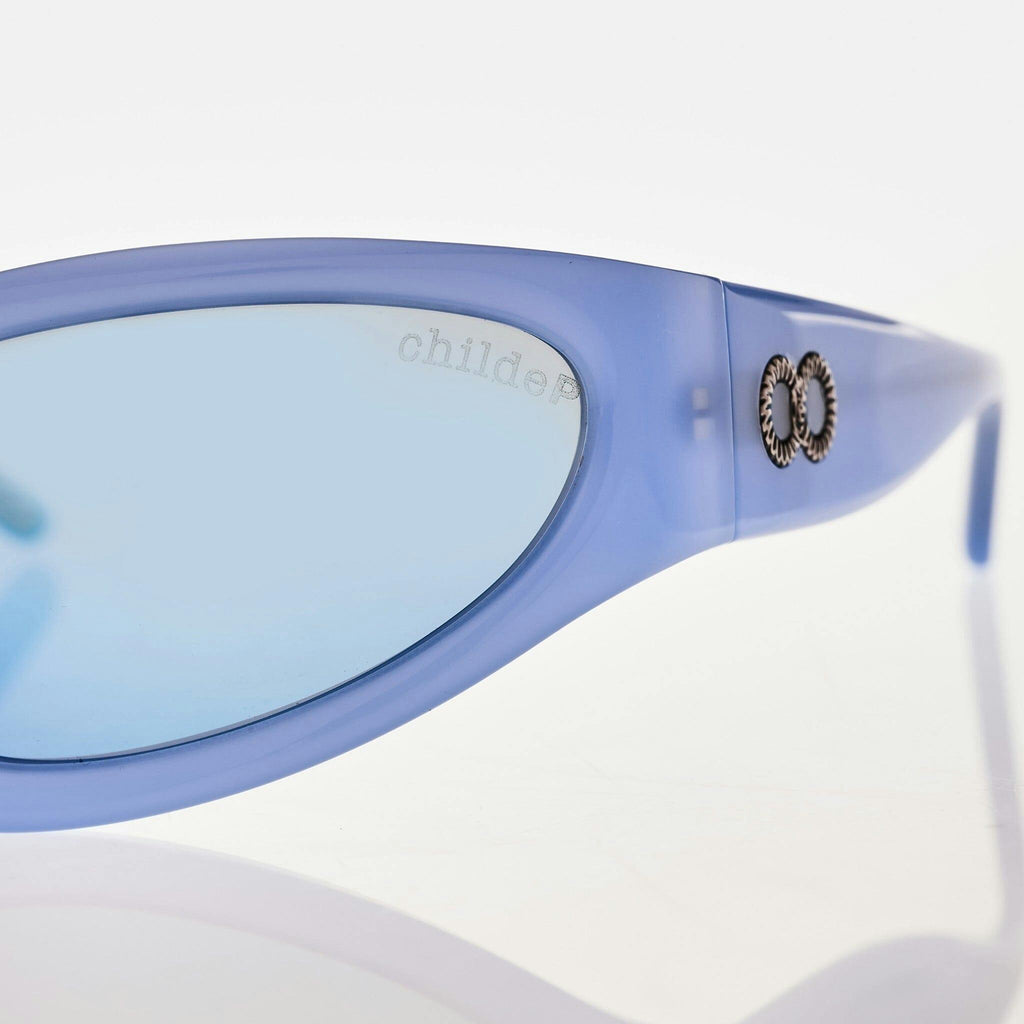 TOMB Pearl Sky Blue | Grey Polarised Blue Chrome Mirror Bio Lens