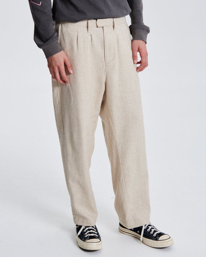 Harro Linen Pant - Ecru