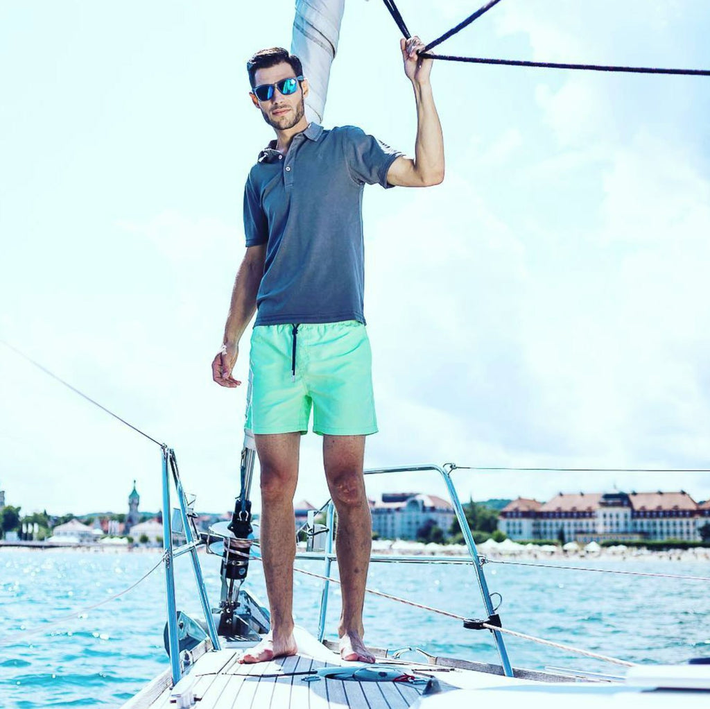 Santorini Swim Shorts Green