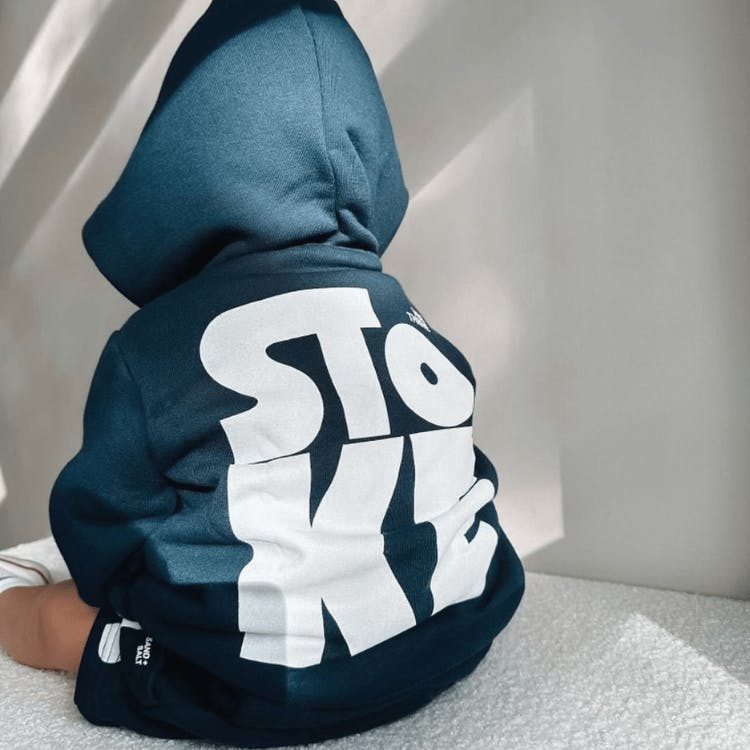 Stoke Navy Hoodie- Kids