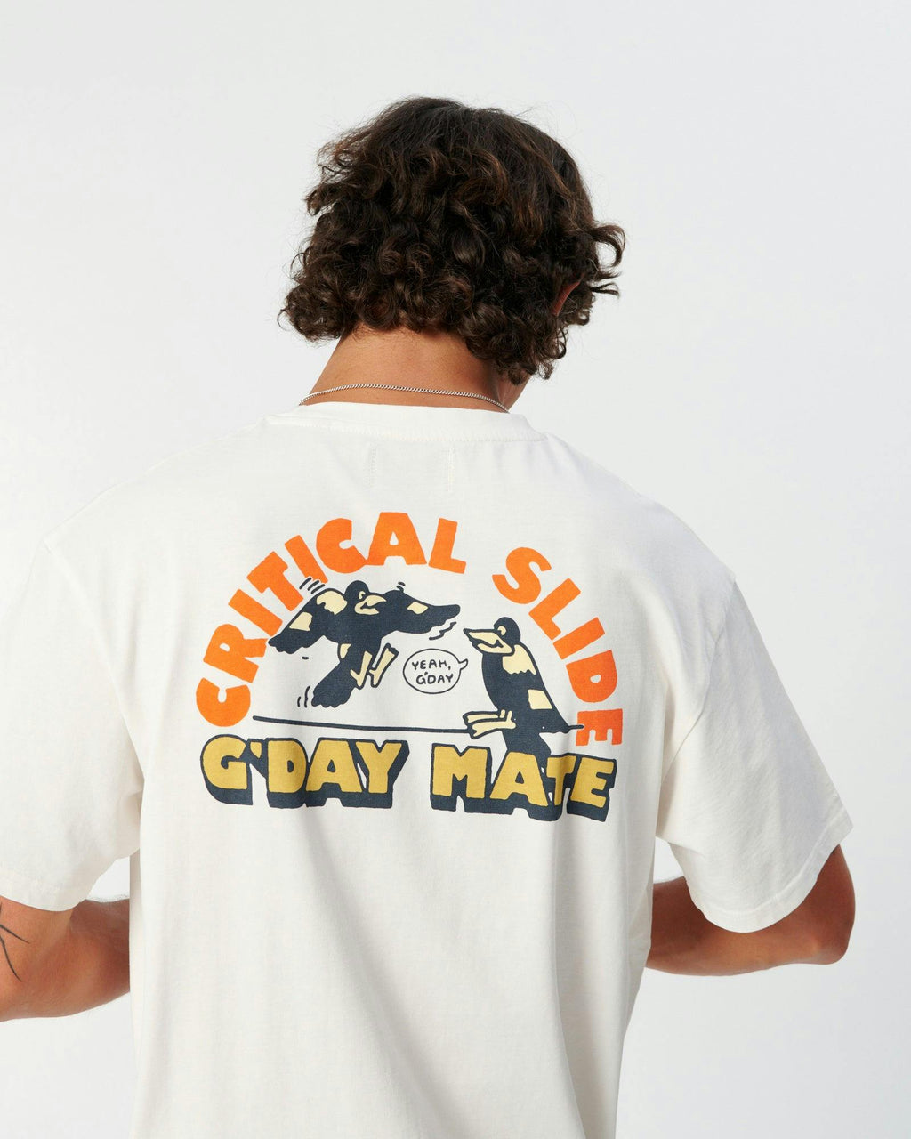 Gday Mate Tee - Vintage White
