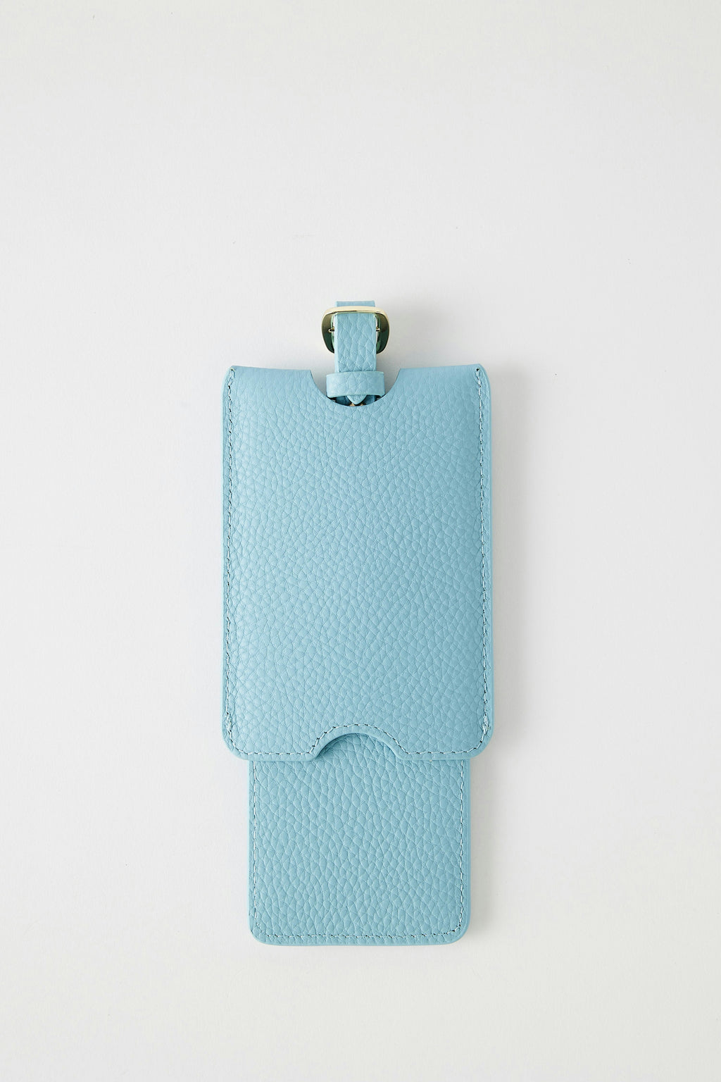 Leather Luggage Tag | Blue Gold