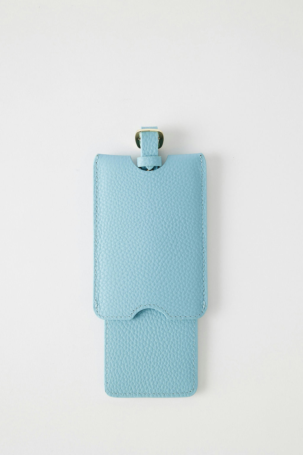 Leather Luggage Tag | Blue Gold