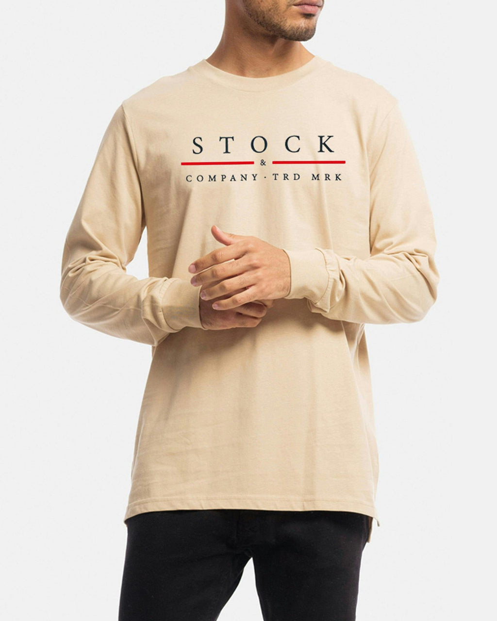 Red Line Long Sleeve Tee