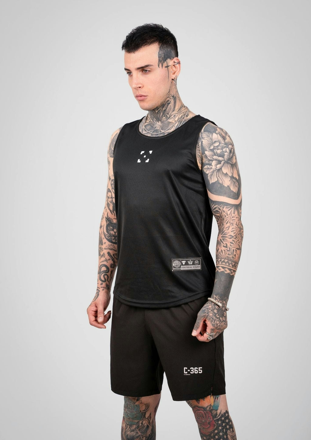C-365 Sculpt Singlet - Black